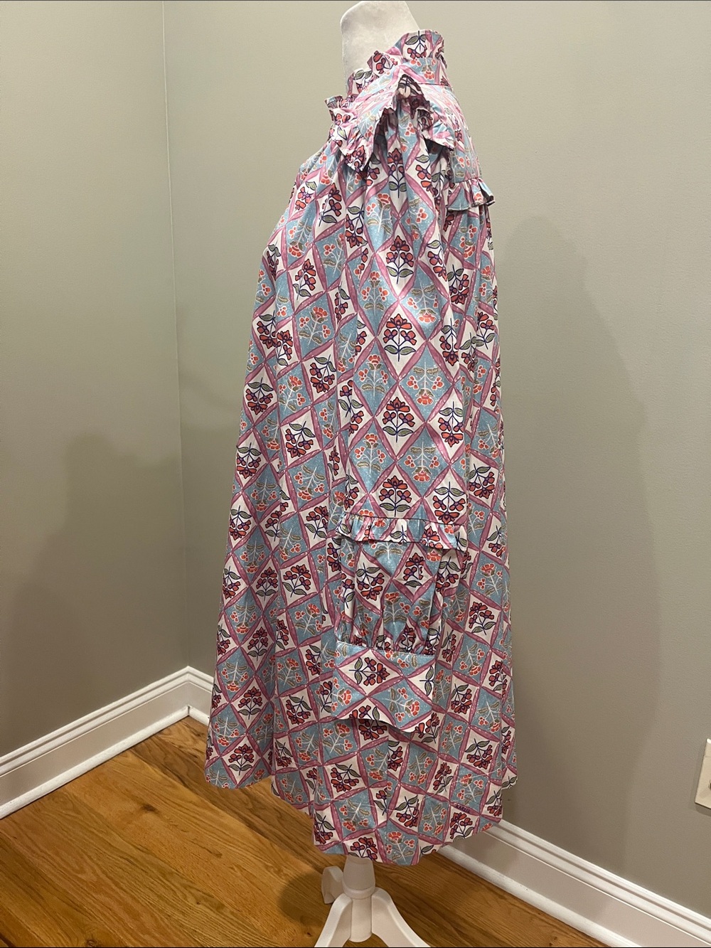 Karlie Paris Floral Ruffle Oversized Dress - Picture 6 of 11